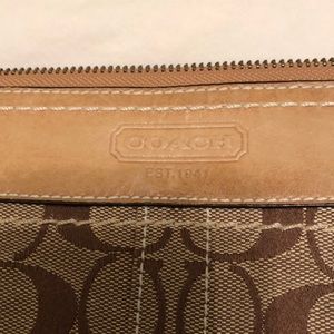 Classic coach all leather strap and trim